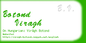 botond viragh business card